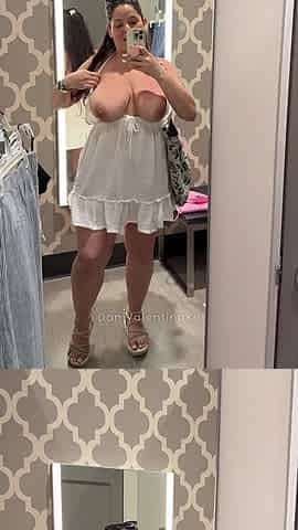 Horny Fitting Room Solo - Orgasm Ft. Dani Valentina