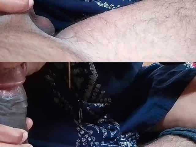 Malayali Sunita Sucks and Massages Her Husband's Cock and Takes Out His Milk