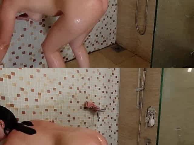 Stepmom Caught Masturbating in the Bathroom