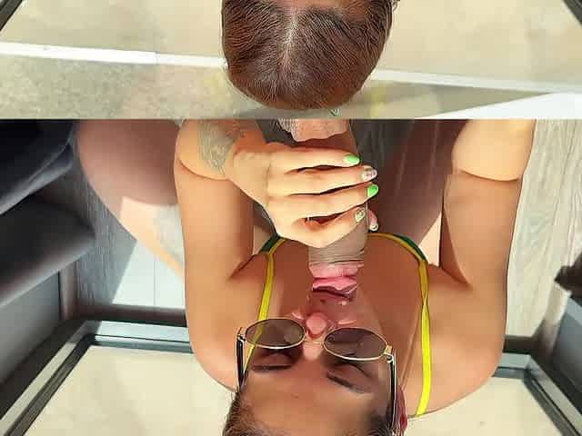 Tarde de piscina y sexo duro en el hotel... mi culote rebota delicioso