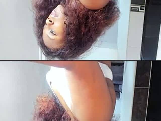 Hot Black Maid Does Some Webcam Black and Ebony