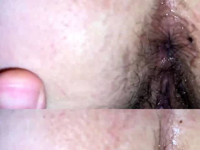 Quick Anal in Bathroom with Big-Ass Girl Ends with Creampie