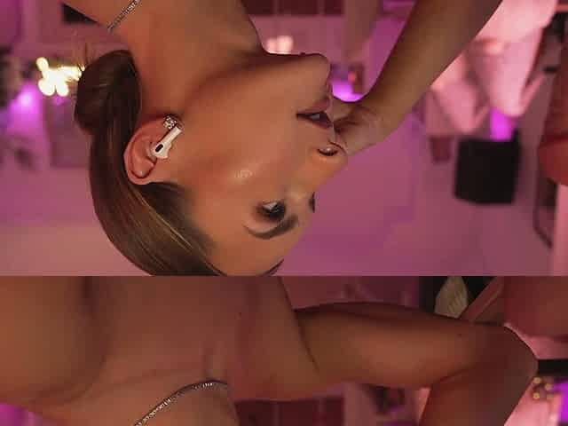 Amateur young teen solo masturbation on her livingroom