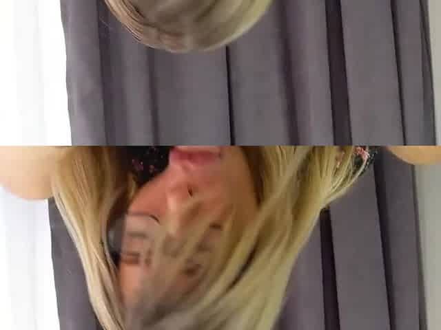 Pretty Nerdy Blonde PAWG Takes Off Her BF's Condom To Get Some Cum-cream IN Her Twat