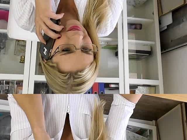 Lactate Milking in work office Katerina Hartlova use pump
