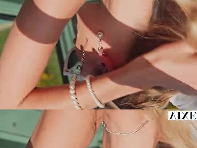 VIXEN Glamorous Blond Bride Addison Can't Stop Cumming All Over Hubby's Thick Ramrod