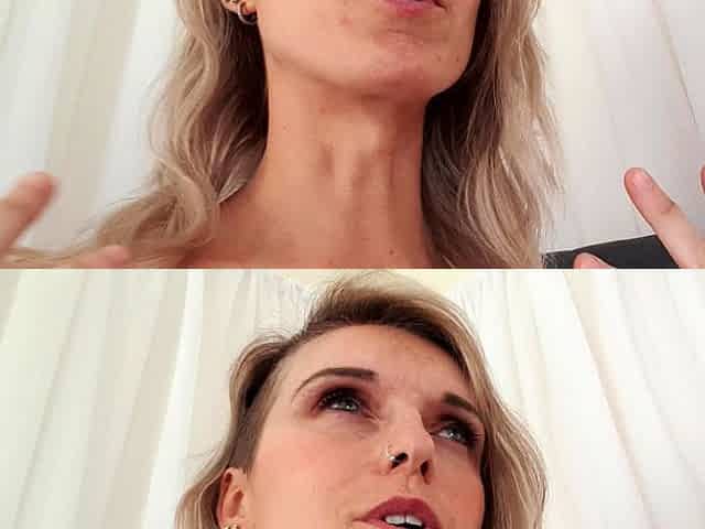 Big titted blonde milf solo toying