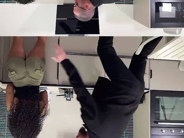My Boss Drilled Me in the Kitchen