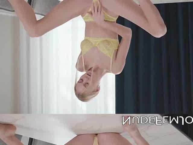 Naughty Blonde Beauty Solo Pussy Playing And Strip