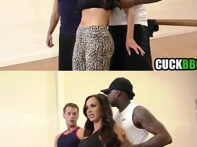 Cuckold Hubby Watching Wife Butt Drilled By BBC Dance Instructors
