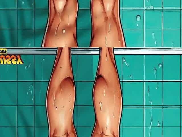Slutty 45-year-old Mom in the Shower
