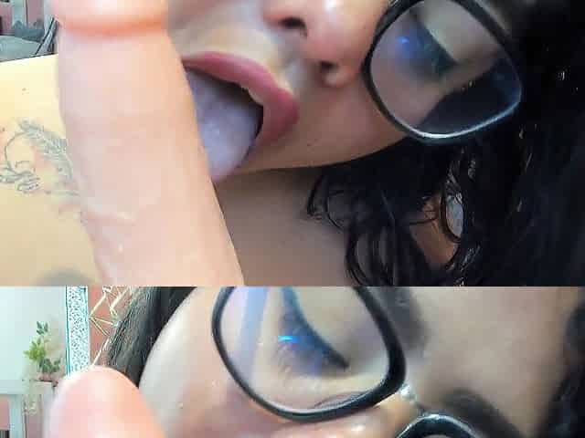 I love to suck my sex-toy