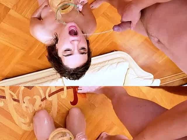 Hardcore group sex fucking with double penetration