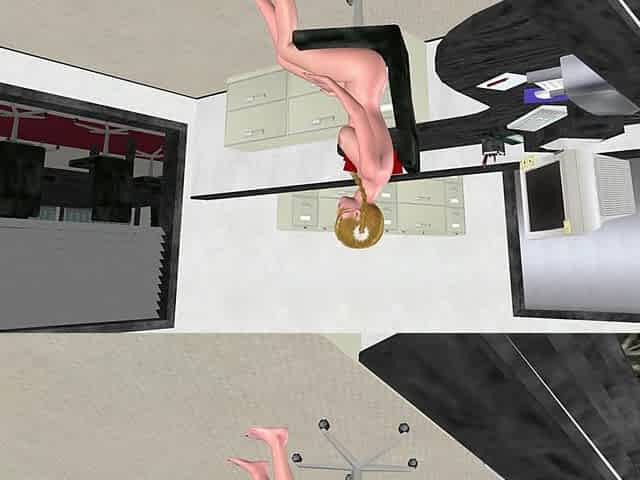 Office Slut's Icesicle Orgasm: 3D Cartoon Masturbation Frenzy