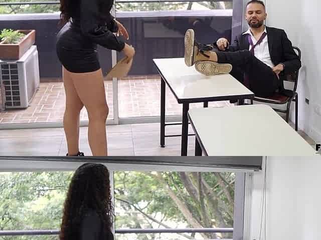 I convince my teacher to become a pornstar