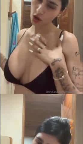 Mia Khalifa Black Bra Strip And Taking Shower - Renata Black - Renata black