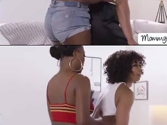 The Two Black Lesbians DAYA KNIGHT & MISTY STONE