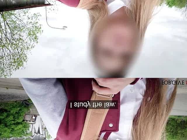 Blond College Gal Confesses 10 Weenies and Swallows Cum