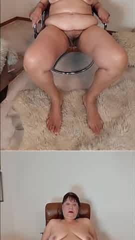 Sensually Touching My Naked Body and Hairy Pussy