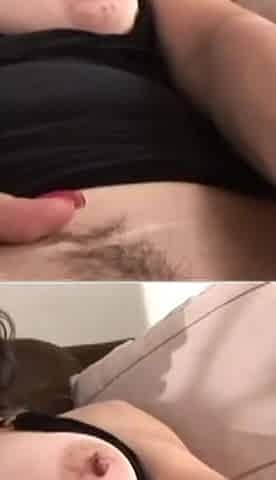 Horny Brunette Takes Every Inch of His Dick Inside of Her After Preparing with Dildos
