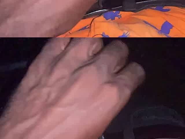Holding Pee in Uber Hopeless Boy Outdoor - Void urine Relief