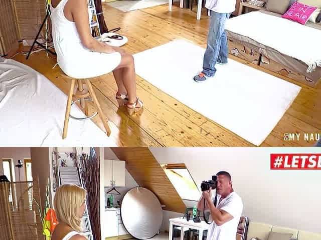 Czech Blonde Cheating Sex With Photographer With Dream Nikky, Blonde Dream And Dillon Day
