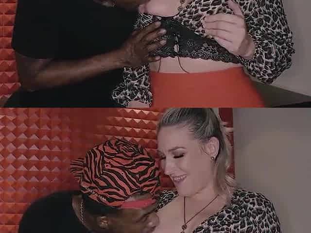 Charley Hart Sucks Rome Major's BBC Balls Unfathomable In Interracial Oral job!