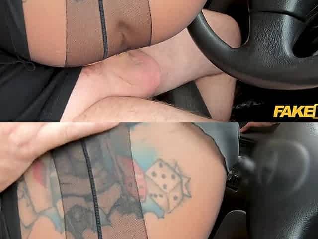 FAKE TAXI: HOT TARA SPADES GETS FUCKED IN STOCKINGS