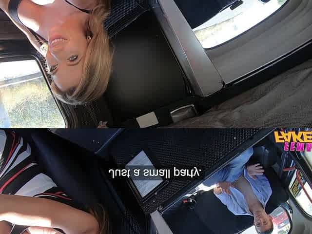 Sexy Shalina Devine getting pleasured in the back of a car