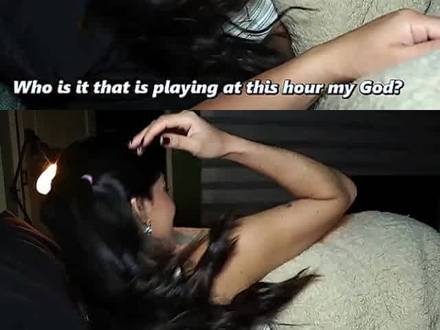 Worthwhile Company - Slender stepdaughter gets into her stepfather's couch at night
