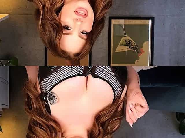 Great Big Boobs On Masturbating Redhead