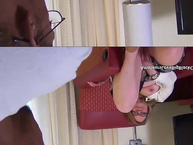 Cheating wife love sucking large ebony penis