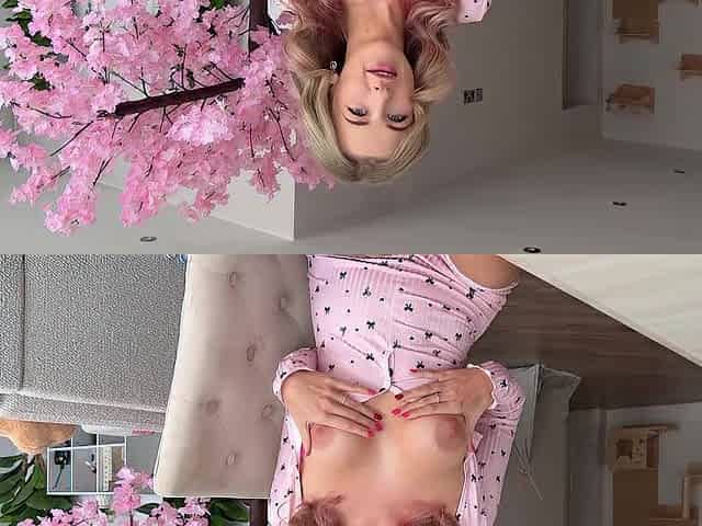 Nerdy step sis SHOCKED by giant penis
