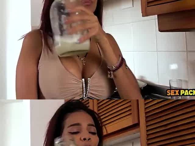Breasty Colombian Honey Screws European Tourist In Wild Homemade Hookup