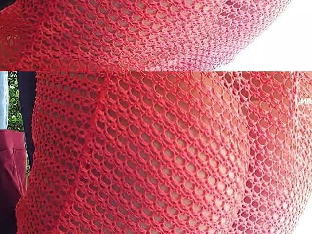 Nippleringlover Horny Milf See Through Net Shirt No Bra No Panties Outdoors Pierced Nipples & Pussy