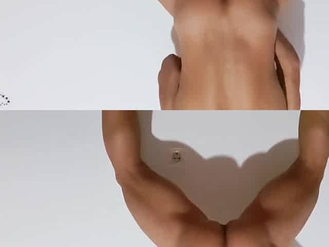 Hawt stud SQUAT Masturbation with Palpitating Anal Orgasm!