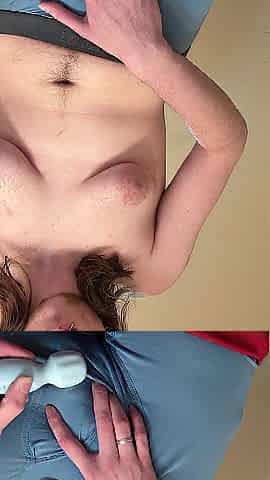Using my Clear Vibrator!! I end up Oozing everywhere!!