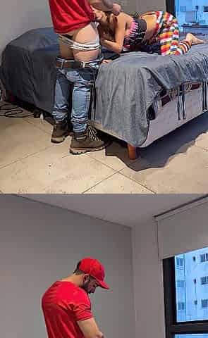 Sex with the delivery man
