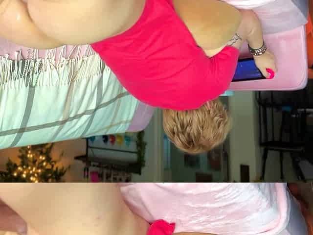 Hot Blonde Babe Solo Masturbation