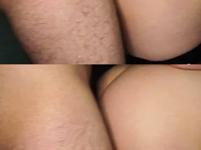 Pounding Amateur Brunette Babe's Feet