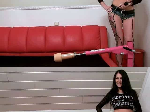 Jessy funny amateur teen brunette toying