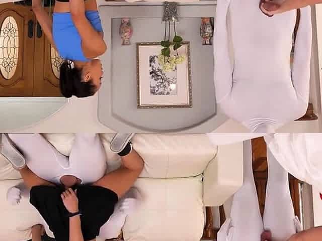 Two Cute Petite Teen Girls Fuck All the Furniture In the
