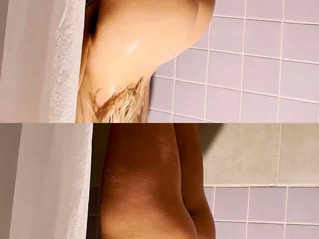 Step Mom caught Step Son jerking off and helps to cum quick