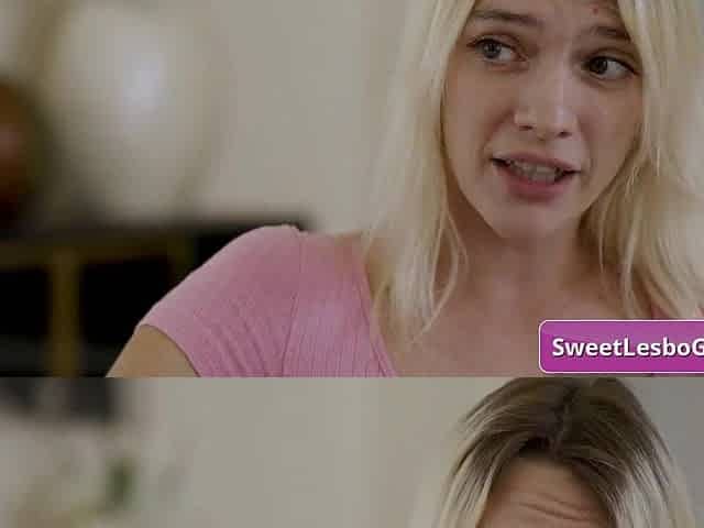 Ravishing hawt lesbian gals giving a kiss delicate and touching their soaked melons and hard teats