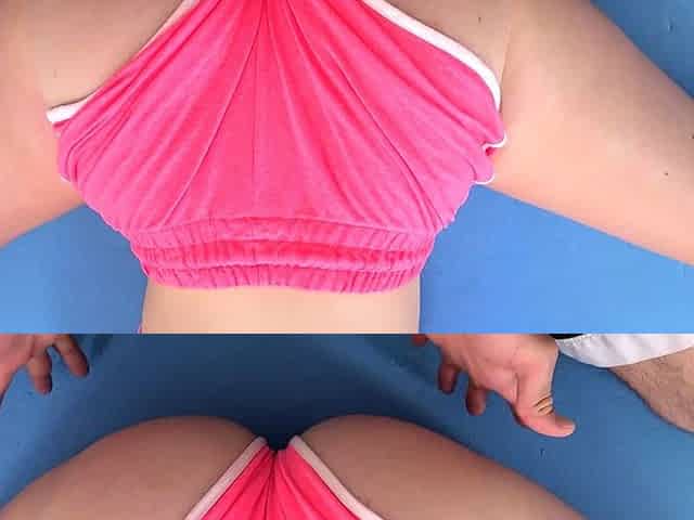 acrobatic anal sex with a redhead flexible teen