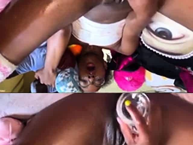 Hot Black Maid Does Some Webcam Black and Ebony