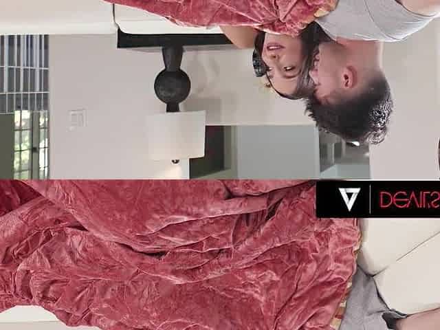 Large Bazookas Teen Bangs BF During the time that Stepbro Is In Next Room