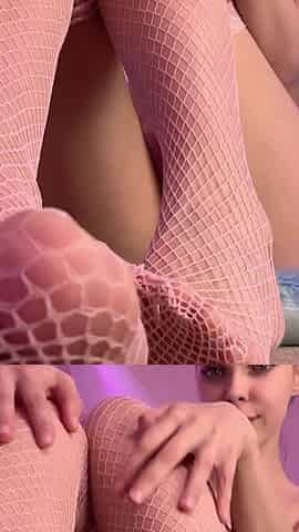 Naughty Toes in Stockings
