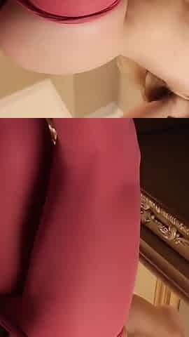 Fucking Through Ripped Pants and Cum Inside