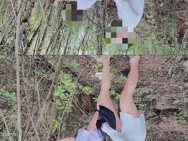 Hot Thai student gets drilled in the unfathomable forest. Thai audio.